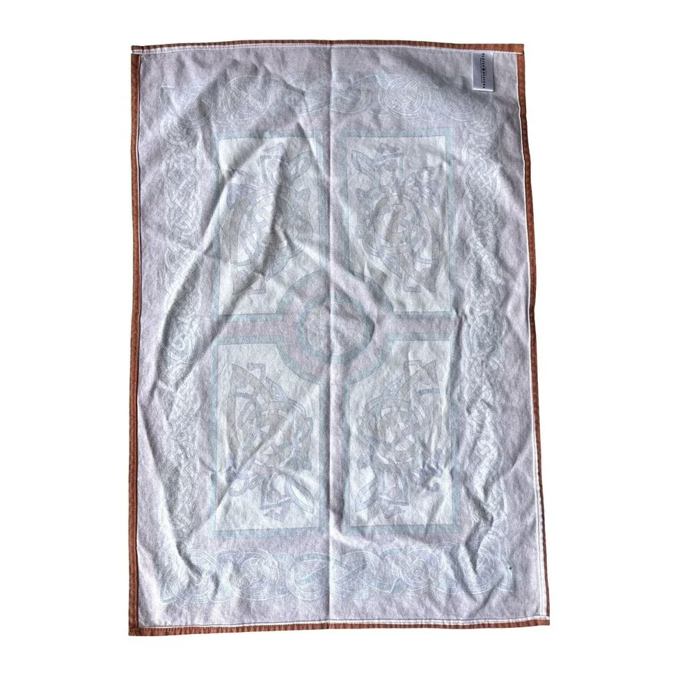 Ulster Weavers Celtic Tea Towels Set of 2 Irish Knot Cross 100% Cotton Kitchen